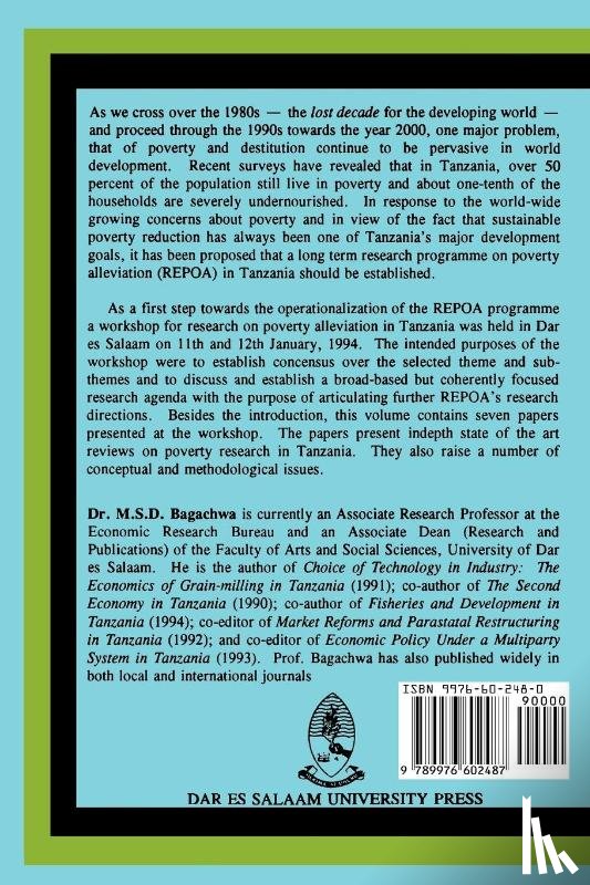  - Poverty Alleviation in Tanzania