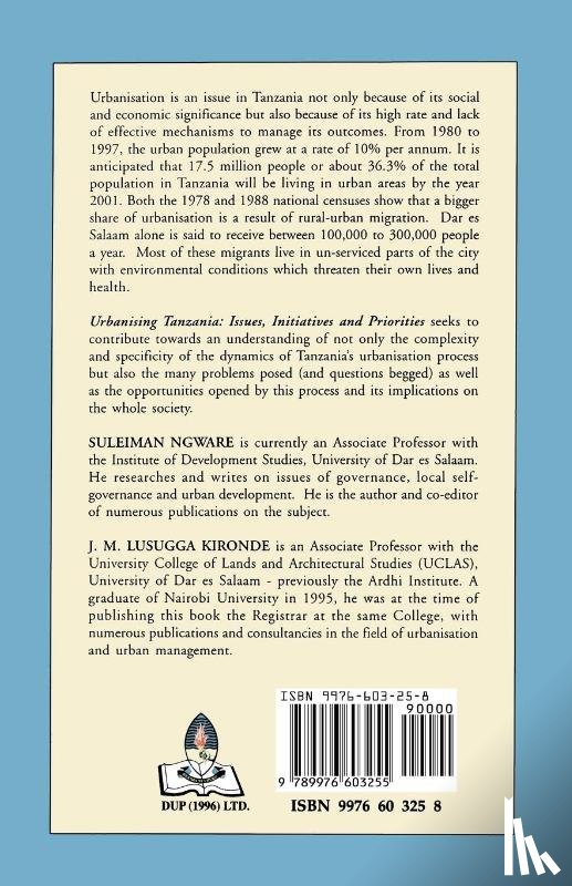  - Urbanising Tanzania