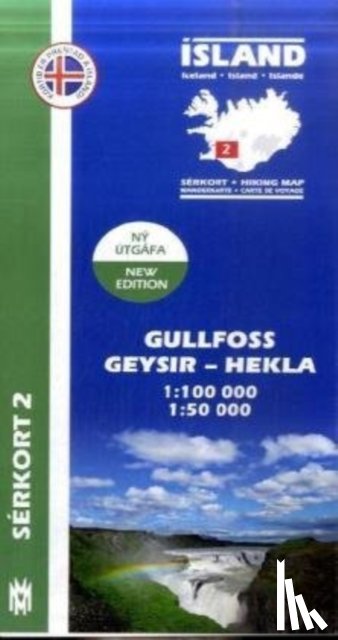 Hansen, HH - Gullfoss - Geysir - Hekla - Iceland Trekking & Driving Map 2 - 1:100 000 & 1:50 000