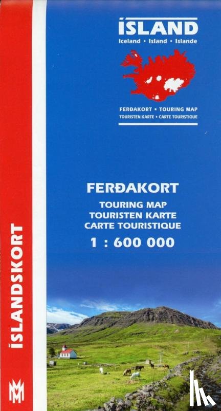 Hansen, H H - Iceland Touring Map for drivers and tourists 1:600 000