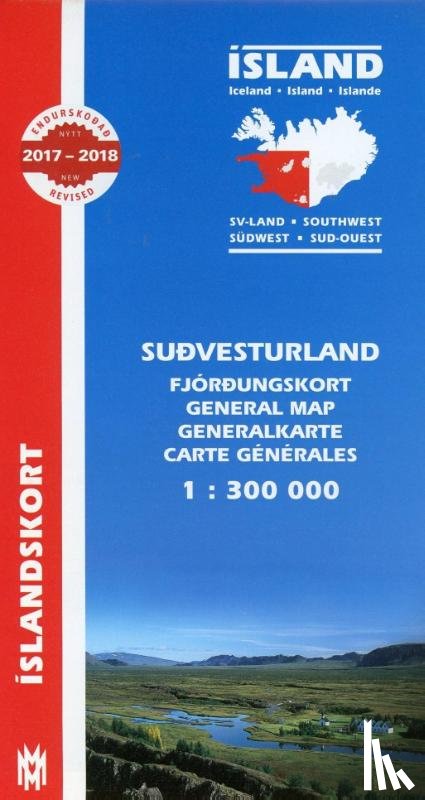 Hansen, H H - South West Iceland Map 1:300 000