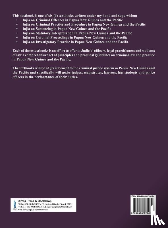 Injia, Salamo - Injia on Statutory Interpretation in Papua New Guinea and the Pacific