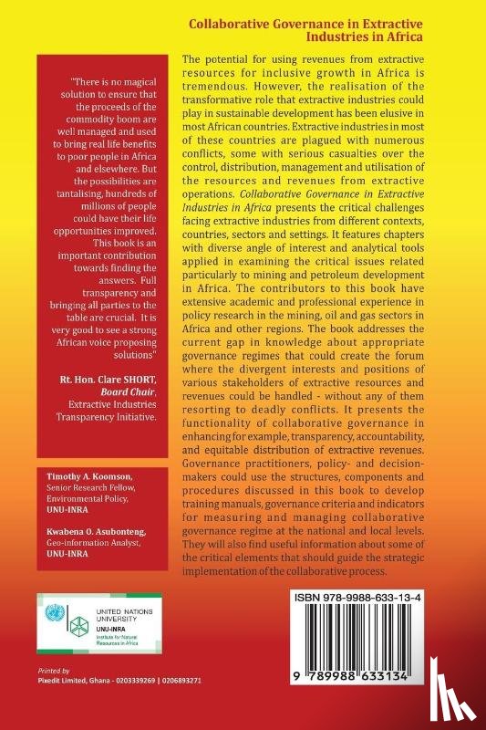  - Collaborative Governance in Extractive Industries in Africa