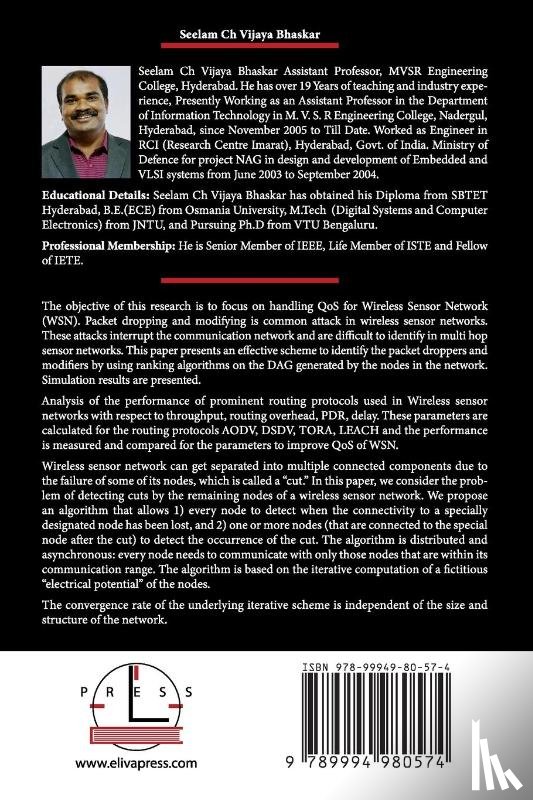 Bhaskar, Seelam Ch Vijaya, Srividya, Putty - Methods to Enhance QoS in Wireless Sensor Networks