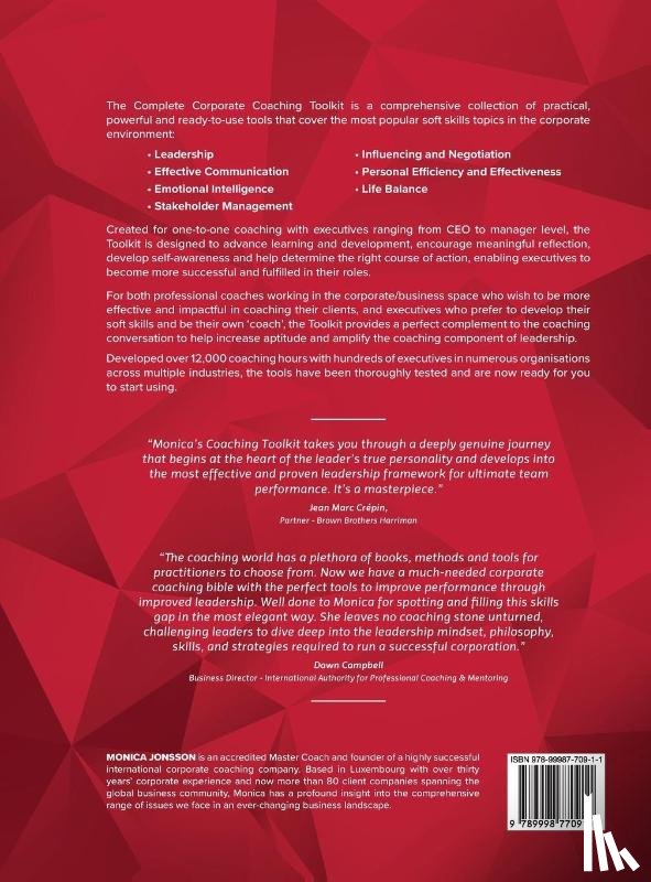 Jonsson, Monica - The Complete Corporate Coaching Toolkit