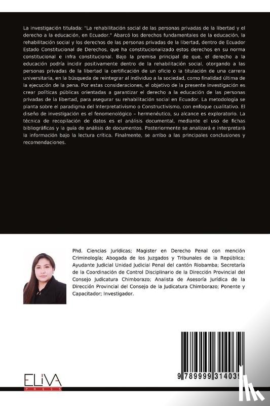 Flores Padilla, Silvana Dolores - La Rehabilitación Social