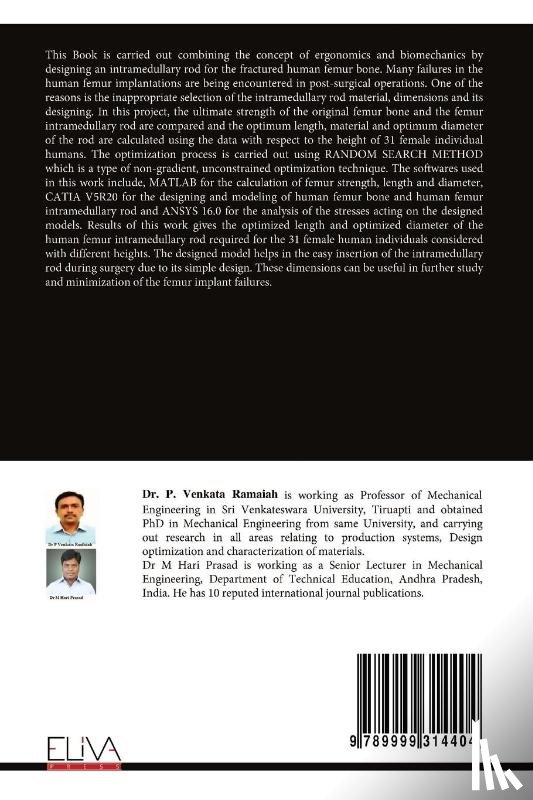 Ramaiah, P Venkata - Application of Random Search Method for Selection of Optimum Ergonomic Femoral Intramedullary Rod