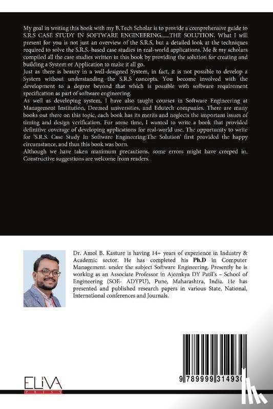 Kasture, Amol - S.R.S Case Study In Software Engineering
