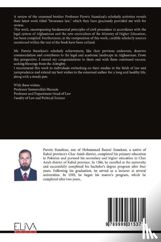 Stanekzai, Parwiz - Insurance Law