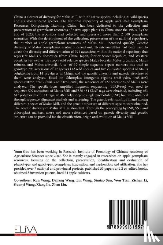 Gao, Yuan - Genetic Diversity of Malus Mill. Germplasm Resources