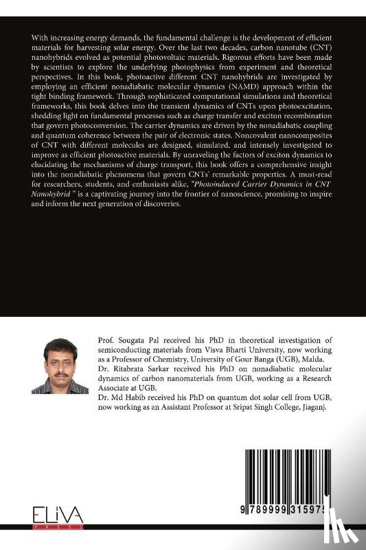 Pal, Sougata - Photoinduced Carrier Dynamics in CNT Nanohybrid