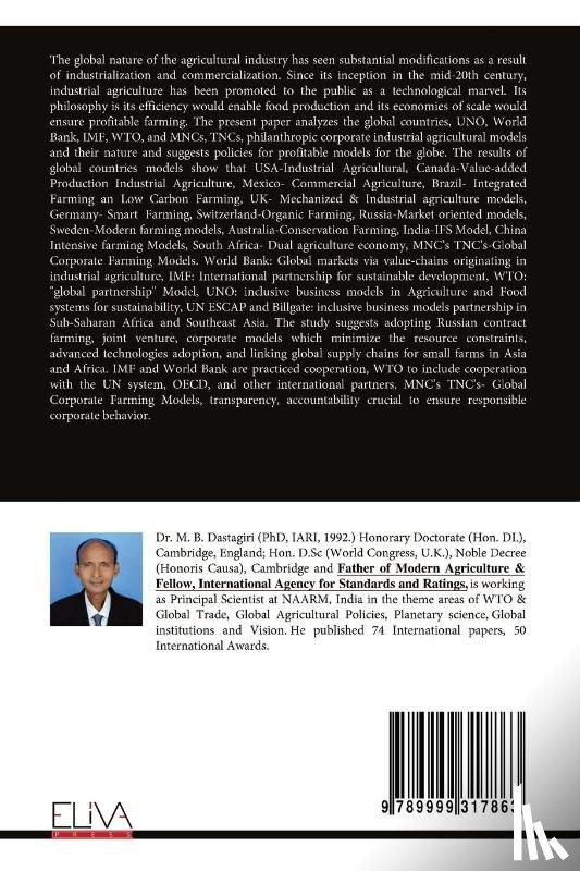 Mb, Dastagiri - Geo-Economics of Global Industrial Agricultural Development Models