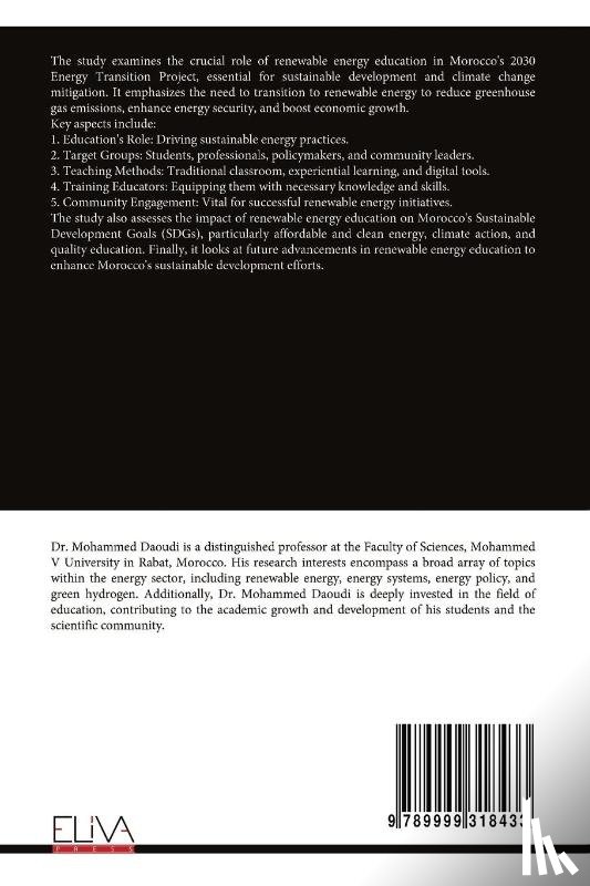 Daoudi, Mohammed - Renewable Energy Education in Morocco