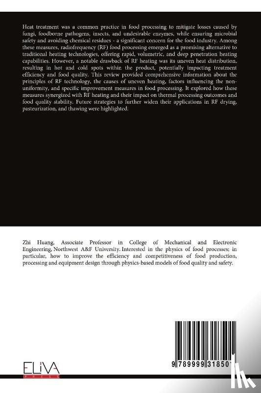 Huang, Zhi - Radio Frequency Processing of Food Products