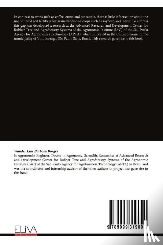 Barbosa Borges, Wander Luis - Liquid soil fertilization in agropastoral systems