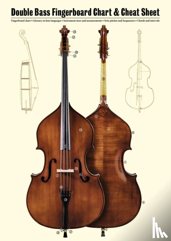 Lohse, Jonas - Double Bass Fingerboard Chart & Cheat Sheet