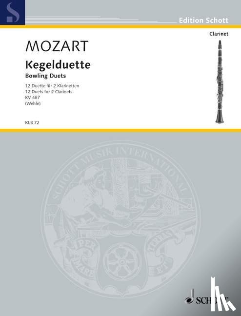 Mozart, Wolfgang Amadeus - Kegelduette