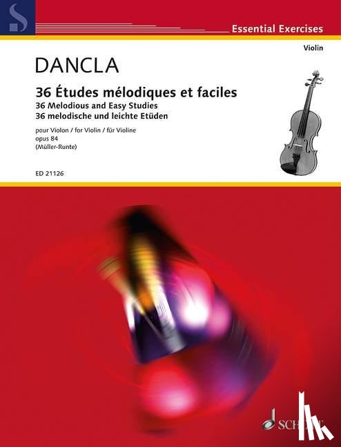 Dancla, Charles - 36 melodische und leichte Etüden