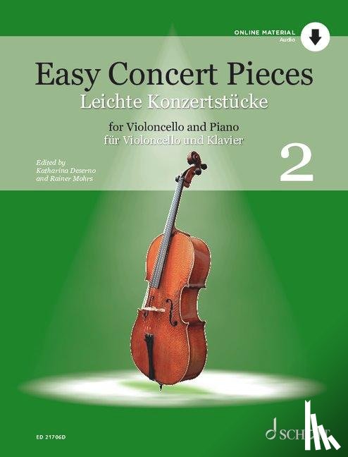  - Leichte Konzertstücke für Violoncello und Klavier. Band 2