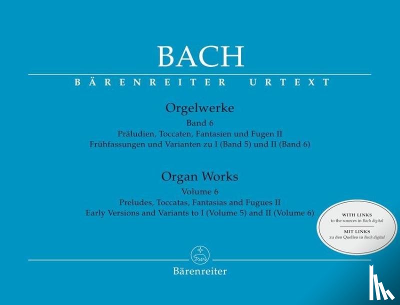 Bach, Johann Sebastian - Orgelwerke, Band 6