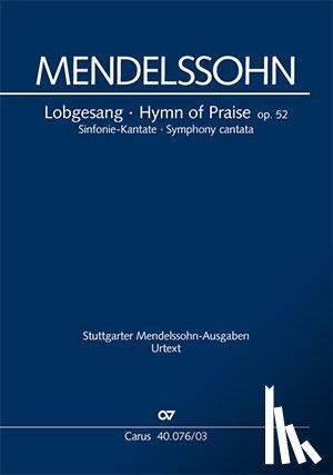 Mendelssohn Bartholdy, Felix - Lobgesang (Klavierauszug)