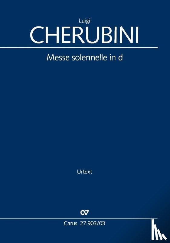 Cherubini, Luigi - Messe solennelle in d (Klavierauszug)
