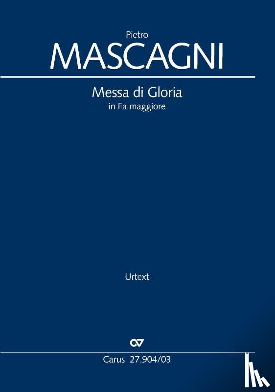 Mascagni, Pietro - Messa di Gloria (Klavierauszug)