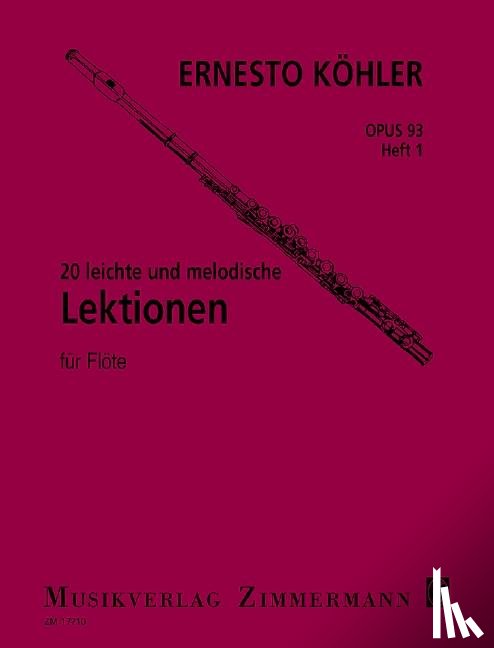Köhler, Ernesto - 20 leichte und melodische Lektionen