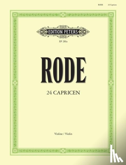 Rode, Pierre - 24 Caprices für Violine solo