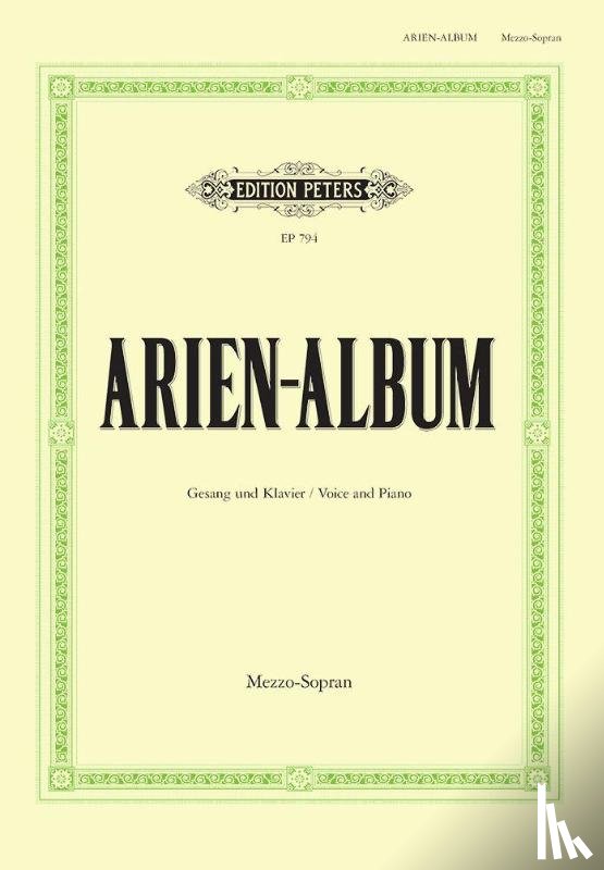  - Aria Album for Mezzo-Soprano