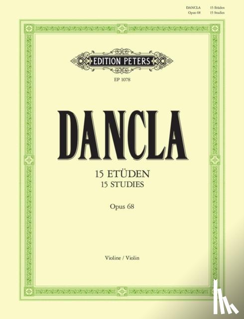 Dancla, Charles - 15 Etüden für Violine mit Begleitung einer zweiten Violine op. 68