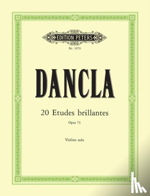 Dancla, Charles - 20 Études Brillantes Op. 73 for Violin