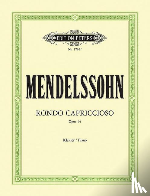 Mendelssohn, Felix, Kullak, Theodor - Rondo Capriccioso Op. 14