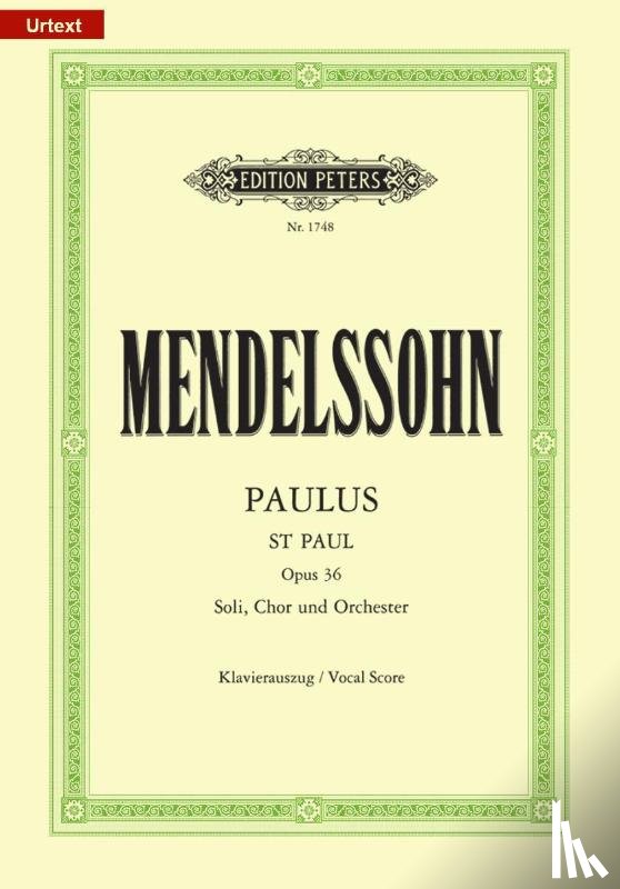 Mendelssohn Bartholdy, Felix - Paulus op. 36