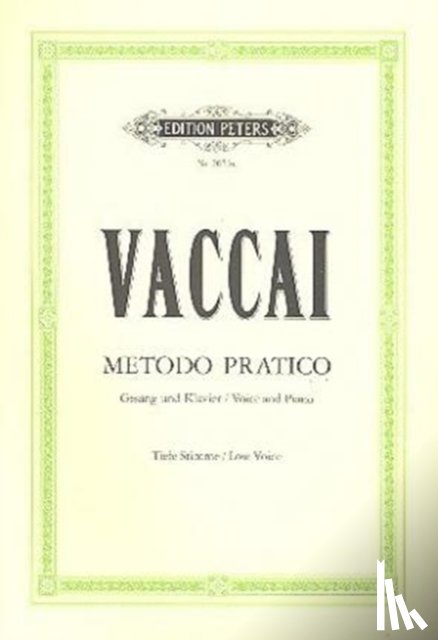 VACCAI, NICOLA - PRACTICAL METHOD