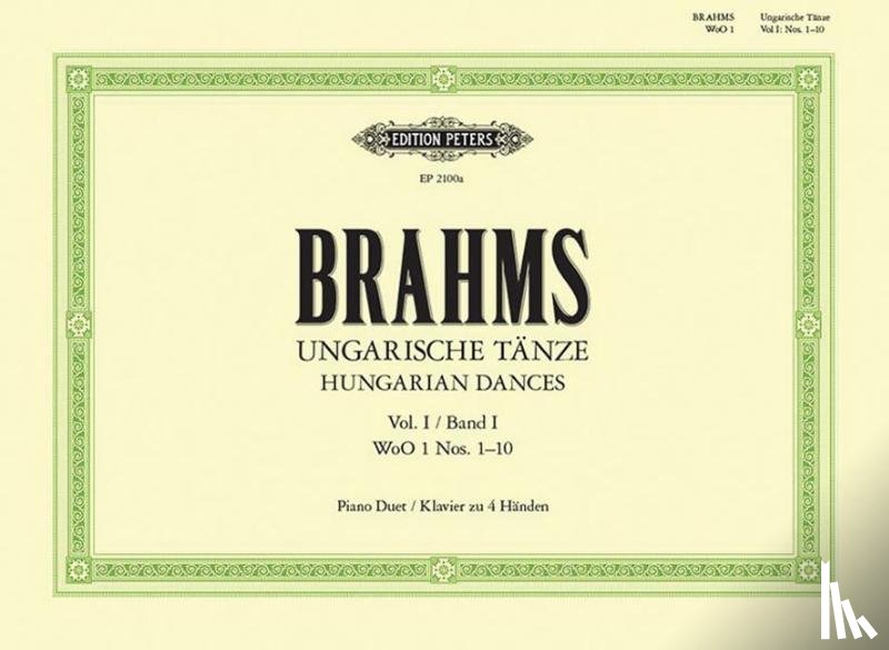 Brahms, Johannes - Ungarische Tänze (original) Band 1