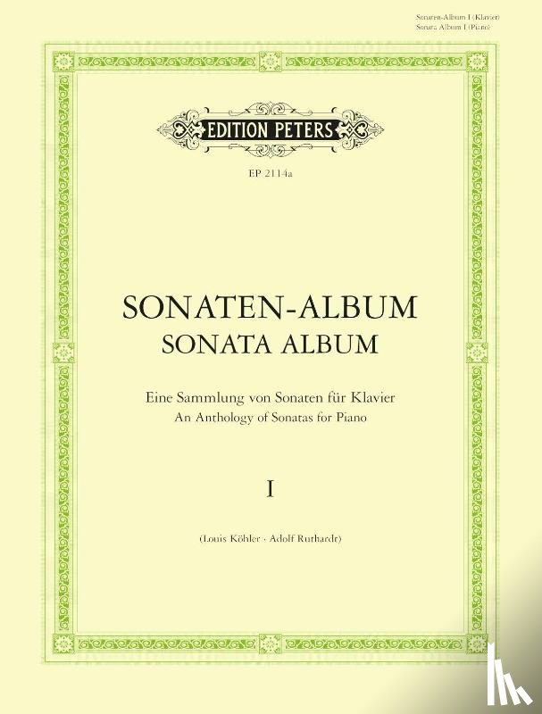  - Sonaten-Album für Klavier, Band 1