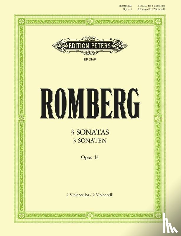 Romberg, Bernhard Heinrich - Sonaten op. 43 Nr. 1-3