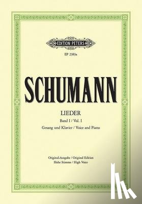 Schumann, Robert - Lieder in 3 Bänden, Urtext, Band 1