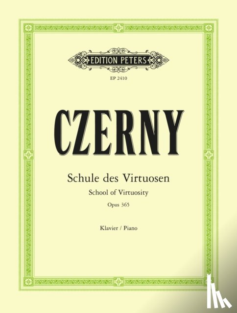 Czerny, Carl - School of Virtuosity Op. 365 for Piano: 60 Exercises