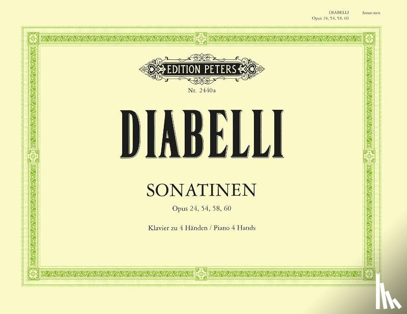 Diabelli, Anton - Sonatinen für Klavier zu 4 Händen
