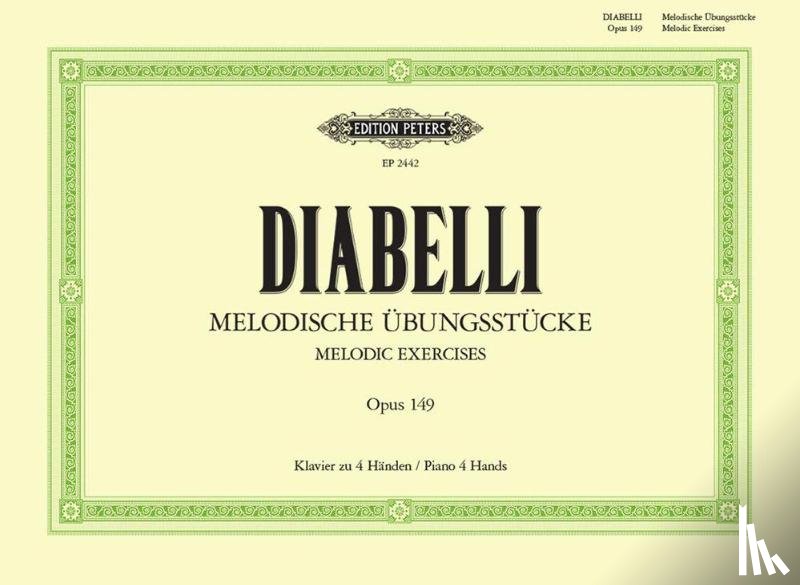 Diabelli, Anton - Melodische Übungsstücke op. 149