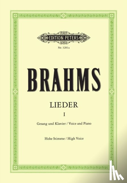 Brahms, Johannes - Lieder 1