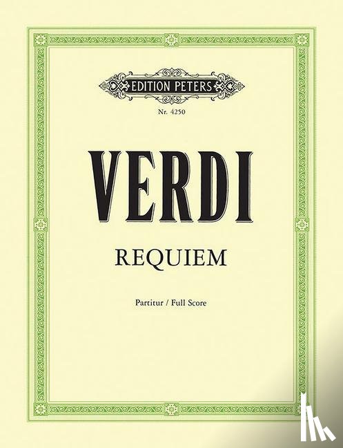 Verdi, Giuseppe - Requiem (1874) (Full Score): Conductor Score