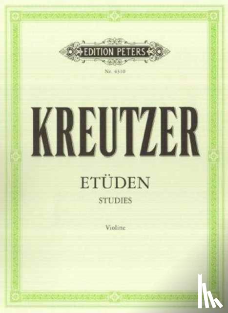 Kreutzer, Rodolphe - 42 Etüden (Capricen)