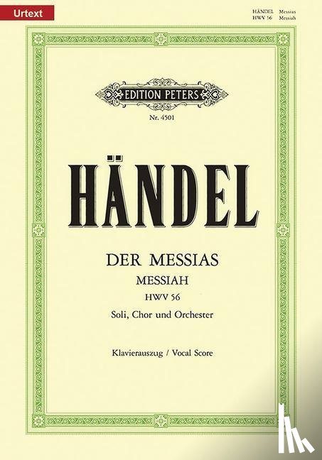 Händel, Georg Friedrich - Der Messias HWV 56 / URTEXT