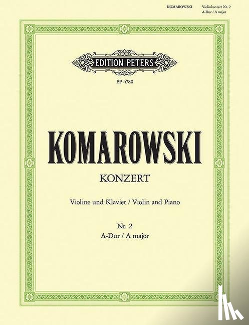 Komarowski, Anatoli - Konzert Nr. 2 A-Dur