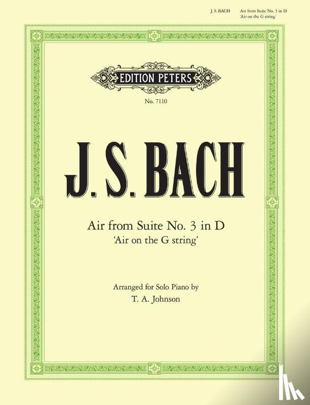 Bach, Johann Sebastian - Air D-Dur "Air on the G String"