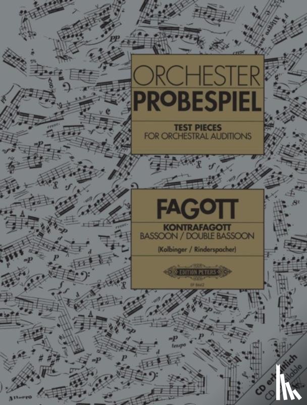 VARIOUS - TEST PIECES FOR ORCHESTRAL AUDITIONS