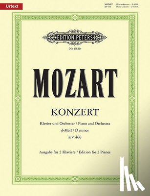 Mozart, Wolfgang Amadeus - PIANO CONCERTO NO 20 IN D MINO